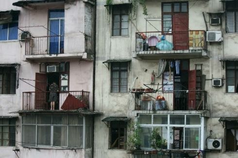 Gamle boliger i Wuhan